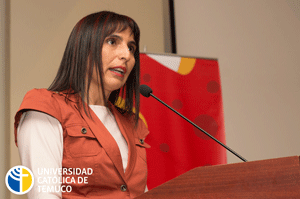 La directora de la carrera, Malva Reyes, reafirmó el compromiso de la UC Temuco con la educación en La Araucanía.