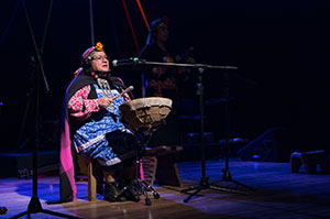 Artista musical y promotora del arte Mapuche, Elisa Avendaño.