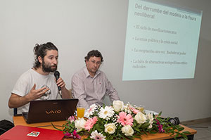 En el encuentro expusieron el académico Dr. Dasten Julián y el dirigente sindical Esteban Grolmuss.